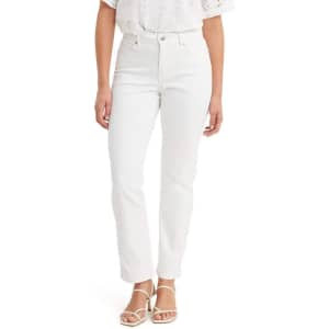 Levi's Women's Classic Straight Jeans for $16