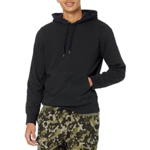 Amazon Essentials Men's Lightweight French Terry Hooded Sweatshirt for $16