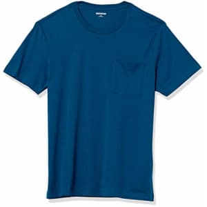 Amazon Brand - Goodthreads Men's "The Perfect Crewneck T-Shirt" Short-Sleeve Cotton, Dark Teal, for $12