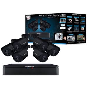 Night Owl's 8-Channel 1080p Wired Video Security System for $150 Night Owl's 8-Channel 1080p Wired Video Security System for $150