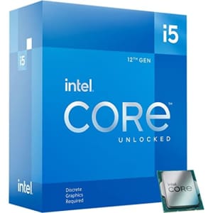 Intel Core i5-12600KF Desktop Processor 10 (6P+4E) Cores up to 4.9 GHz Unlocked LGA1700 600 Series for $226