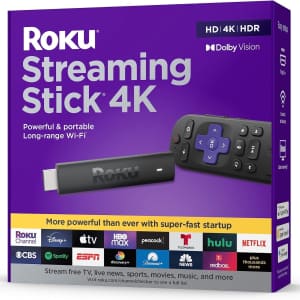 Roku Streaming Stick 4K for $34