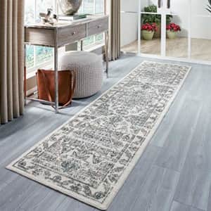Maples Rugs Distressed Tapestry Vintage Non Slip Runner Rug For Hallway Entry Way Floor Carpet for $80