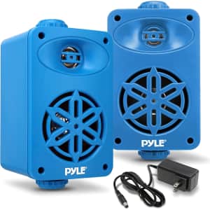 Pyle Bluetooth In/Outdoor Speakers Pair for $51