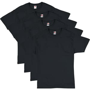 Hanes Men's Essentials T-Shirt 4-Pack for $14