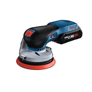 Bosch 18V Brushless 5" Random Orbit Sander. The next best we could find on this today is $109, but after that most charge $139.