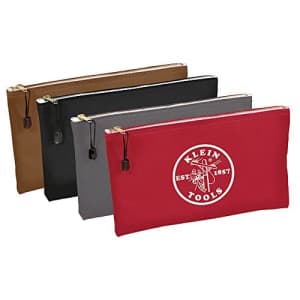 Klein Tools 5141 Zipper Bag, Utility Bag can be used as Bank Deposit Bag, Tool Bag or Pouch, More for $52 Klein Tools 5141 Zipper Bag, Utility Bag can be used as Bank Deposit Bag, Tool Bag or Pouch, More for $52