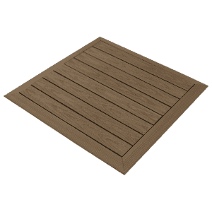 NewTechWood Luxury Home 28" x 28" Shower Bathroom Mat for $48