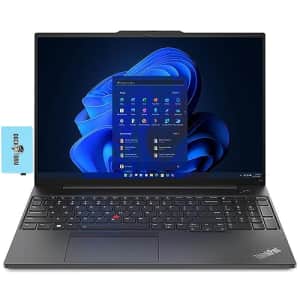 Lenovo ThinkPad E16 Gen 1 16.0" 60Hz IPS Business Laptop (AMD Ryzen 5 7530U 6-Core, 40GB RAM, 2TB for $930