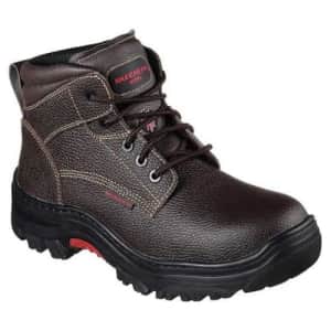 Skechers Men's Burgin Tarlac Steel Toe Work Boots for $43