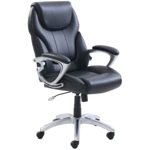 True Innovations Bonded Leather Chair for $109