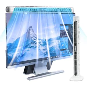 Masso Portable Bladeless Desk / Monitor Fan for $15