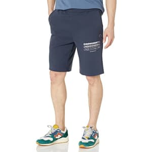 Lacoste Men's Regular Fit Double-Face Shorts, Blue Night, Small for $47