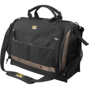 Custom Leathercraft Multi-Compartment 50-Pocket Tool Bag for $64 Custom Leathercraft Multi-Compartment 50-Pocket Tool Bag for $64