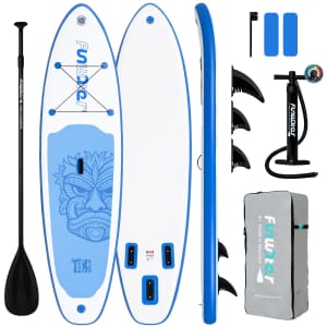FunWater Inflatable Stand-Up Paddle Board for $86 FunWater Inflatable Stand-Up Paddle Board for $86