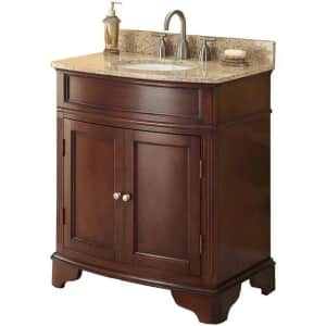 Home Decorators Collection Terryn Freestanding Vanity w/ Granite Top for $300 Home Decorators Collection Terryn Freestanding Vanity w/ Granite Top for $300