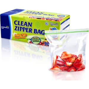 Clean Zipper Bag 90-Pack for $9