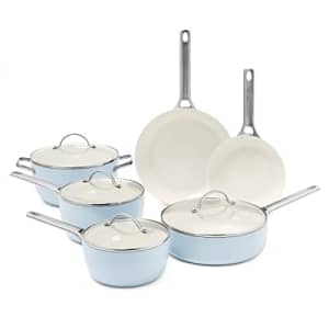 GreenPan Padova Hard Anodized Healthy Ceramic Nonstick, 10 Piece Cookware Pots and Pans Set, for $191 GreenPan Padova Hard Anodized Healthy Ceramic Nonstick, 10 Piece Cookware Pots and Pans Set, for $191