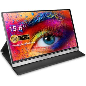Lepow 15.6" 1080p IPS Portable Monitor for $142