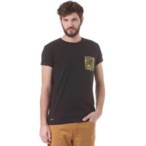 WeSC Men's Ludwig Short Sleeve T-Shirt, Spring Black, XX-Large for $20