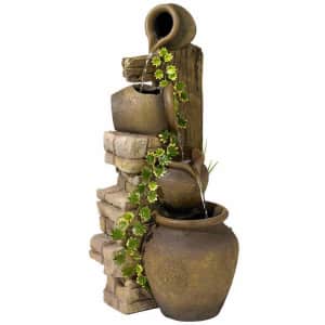 John Timberland Lighting Cascading 33" High Three Jugs Rustic Fountain for $150 John Timberland Lighting Cascading 33" High Three Jugs Rustic Fountain for $150