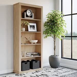 EdenbrookSumac Bookcase, 5-Shelf Organizer for Bedroom Furniture or Home Office Furniture, Natural for $249