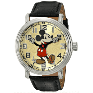 Disney Men's Vintage Mickey Mouse Watch for $27 Disney Men's Vintage Mickey Mouse Watch for $27