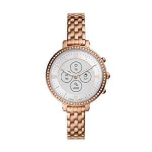 Fossil Women's Monroe Stainless Steel Hybrid HR Smartwatch, Color: Rose Gold (Model: FTW7037) for $299 Fossil Women's Monroe Stainless Steel Hybrid HR Smartwatch, Color: Rose Gold (Model: FTW7037) for $299