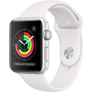 Apple Watch Series 3 GPS 42mm Aluminum Smartwatch for $119