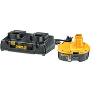 DEWALT DW9216BP 7.2-Volt to 18-Volt Dual Bay Pod Style 1 Hour Battery Charger with 18-Volt NiCad for $121