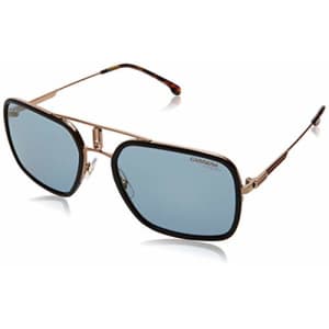 Carrera - CA1027S Black Gdcppr Aviator Men Sunglasses - 59mm for $130