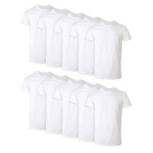 Hanes Men's ComfortSoft Undershirt 10-Pack for $22 Hanes Men's ComfortSoft Undershirt 10-Pack for $22