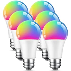 Beantech RGB+W WiFi Smart Bulb 6-Pack for $64