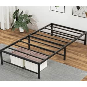 Nefoso 14" Twin Bed Frame for $63