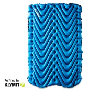 Klymit Static Double V 2-Person Inflatable Sleeping Pad for $61