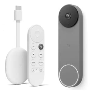 Google Chromecast w/ Google TV (HD) for $5 w/ Google Nest Doorbell Purchase
