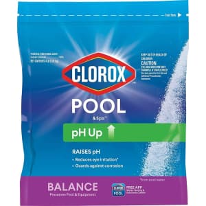 Clorox® Pool&Spa Swimming Pool pH Up 4-lb Bag for $6