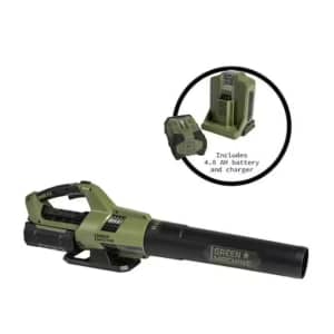 Green Machine 62V Outdoor Power Equipment at Home Depot: 75% off