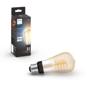 Philips Hue White Ambiance Dimmable Smart Filament ST19, Warm-White to Cool-White LED Vintage for $37