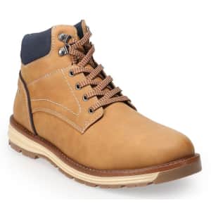 Sonoma Goods for Life Men's Plain Toe Boots for $25