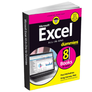 Excel All-in-One For Dummies eBook. It's your guide to the latest versions of Microsoft Excel. (It's $26 for a hard copy at Amazon.)