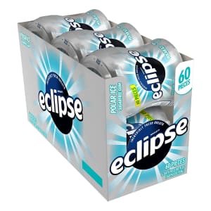 Eclipse Polar Ice Sugar Free Gum 60 Count 6-Pack for $21