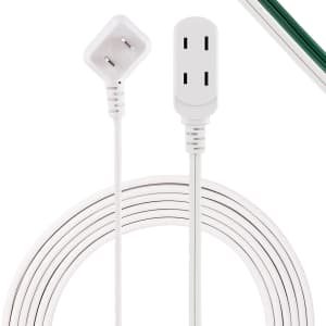 Philips Accessories 15-Foot 3-Outlet Flat Extension Cord for $10