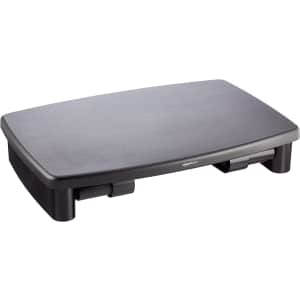 Amazon Basics Adjustable Monitor Riser Desk Stand for $12 Amazon Basics Adjustable Monitor Riser Desk Stand for $12