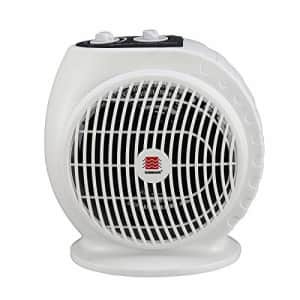 WarmWave HFQ15A Electric Fan Heater with Adjustable Thermostat, White for $28 WarmWave HFQ15A Electric Fan Heater with Adjustable Thermostat, White for $28