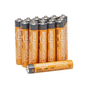 Amazon Basics 16 Pack AAAA High-Performance Alkaline Batteries, 3-Year Shelf Life for $8