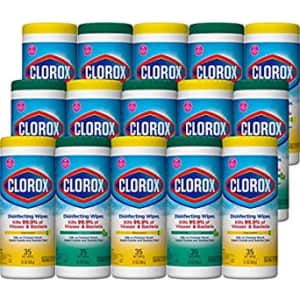 Clorox Disinfecting Wipes 35-Count 15-Pack for $41