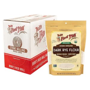 Bob's Red Mill 20-oz. Organic Dark Rye Flour 4-Pack for $14 via Sub & Save