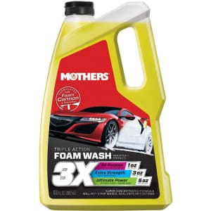 Mothers 100-oz. 3X Triple Action Foam Car Wash. Home Depot charges $18.