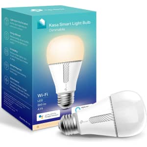 TP-Link Kasa Dimmable LED Smart Light Bulb for $7